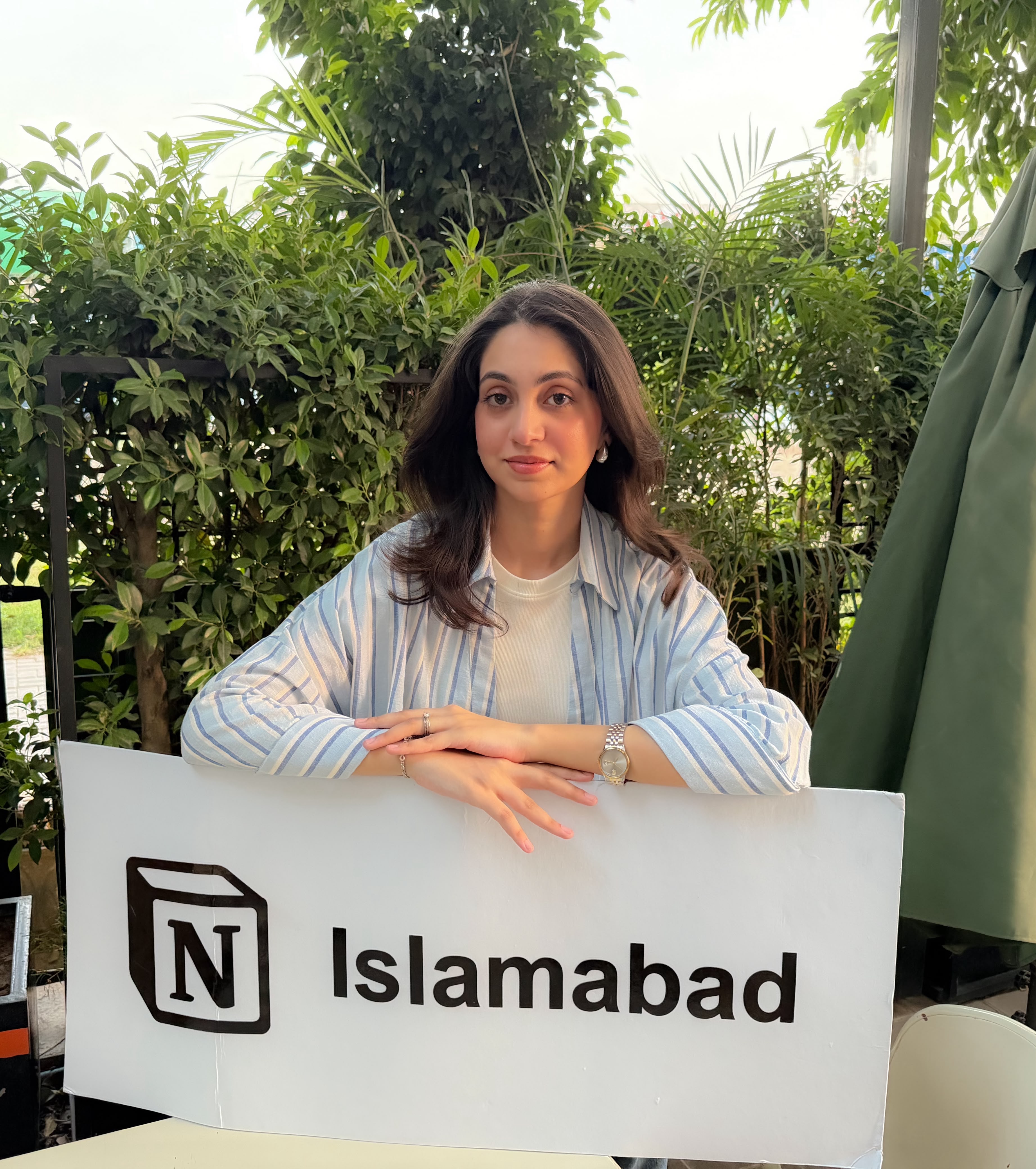 At a Notion Pakistan community event