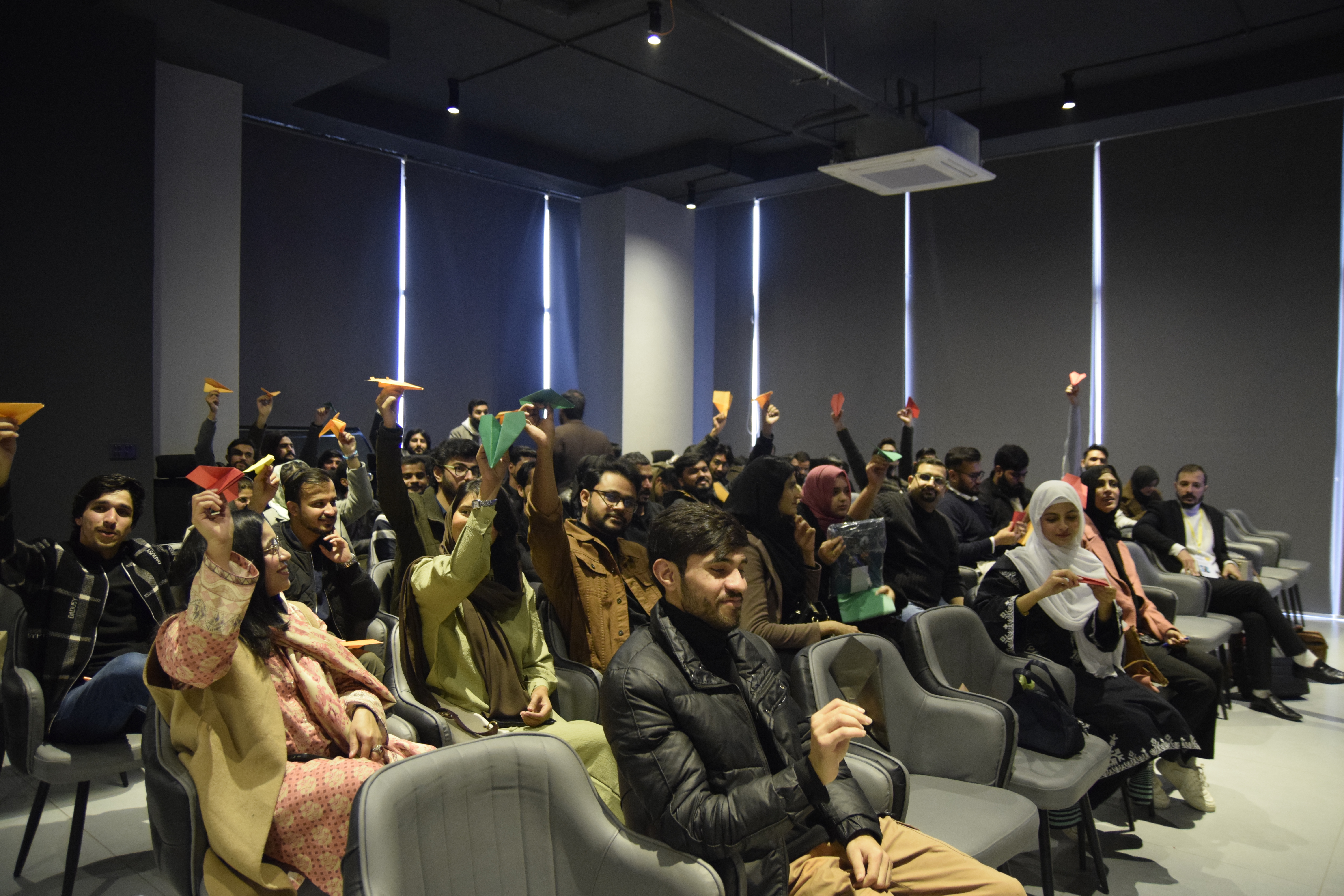 Audience at a community event